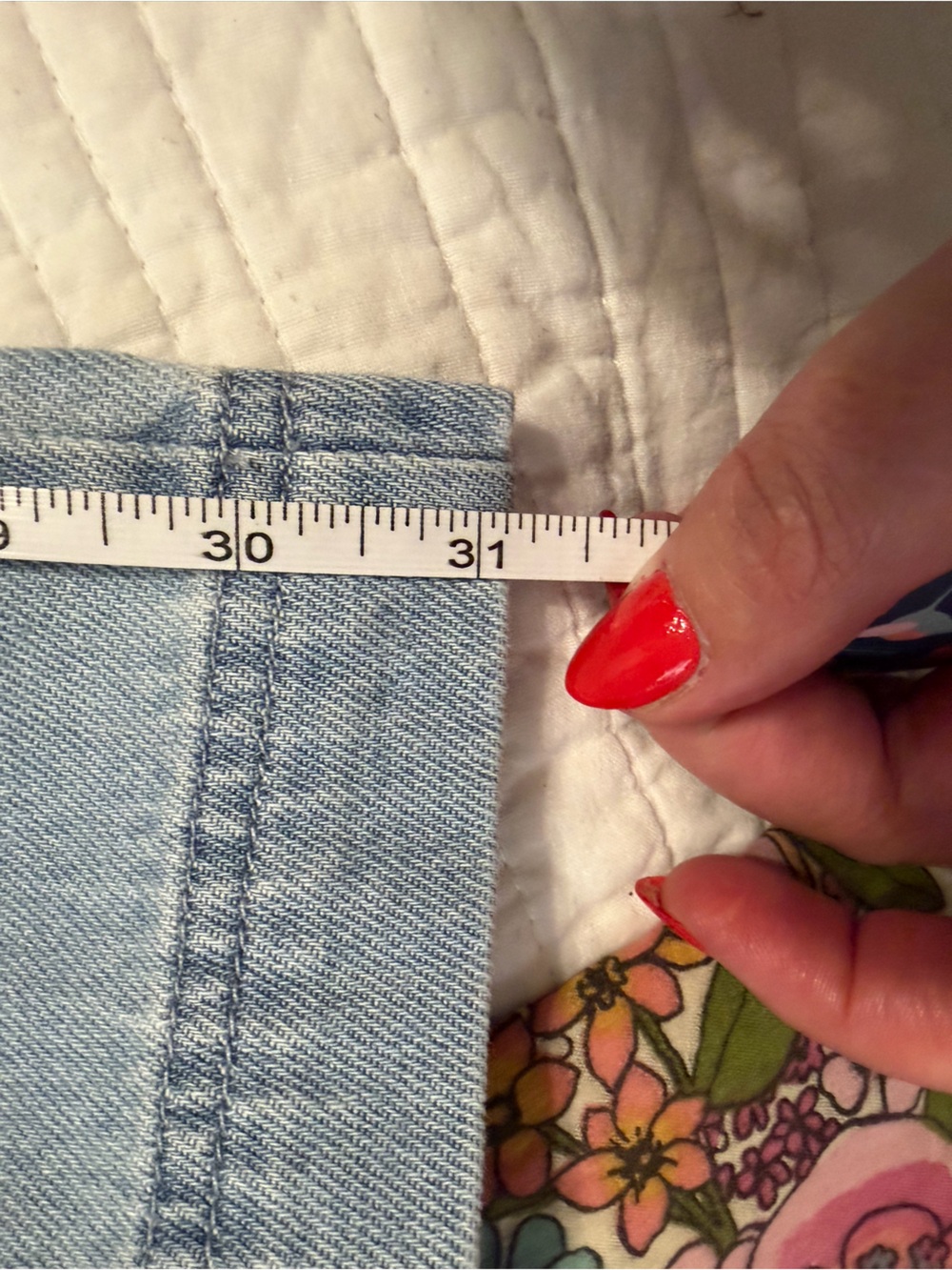 Risen Light Blue Pull-On Wide Leg Jeans - Picture 5 of 5